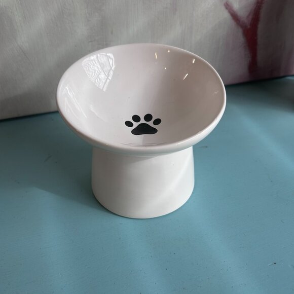 NWOT Teacup's Diner Raised Stress Free Small Dog Food Bowl Pedestal UNUSED - Picture 8 of 9